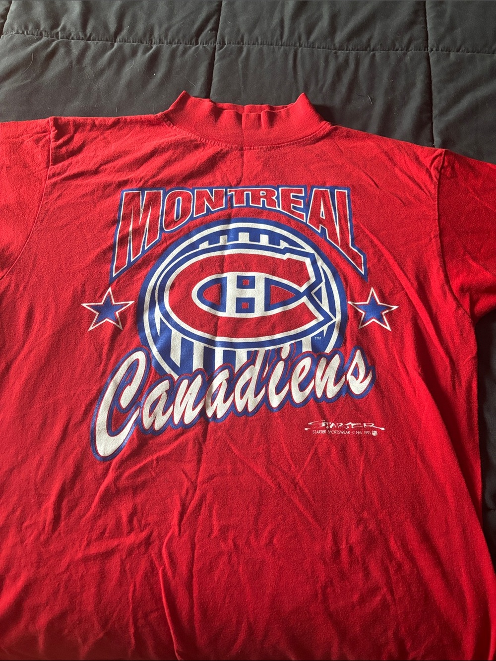 STARTER Red Montreal Canadiens Graphic Men Shirt